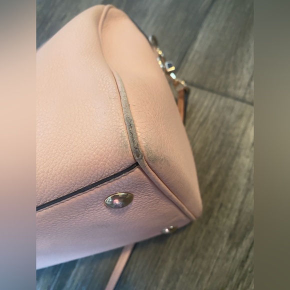 Coach Pink Leather Bag w/Shoulder Strap - Picture 6 of 9